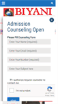 Mobile Screenshot of biyanicolleges.org